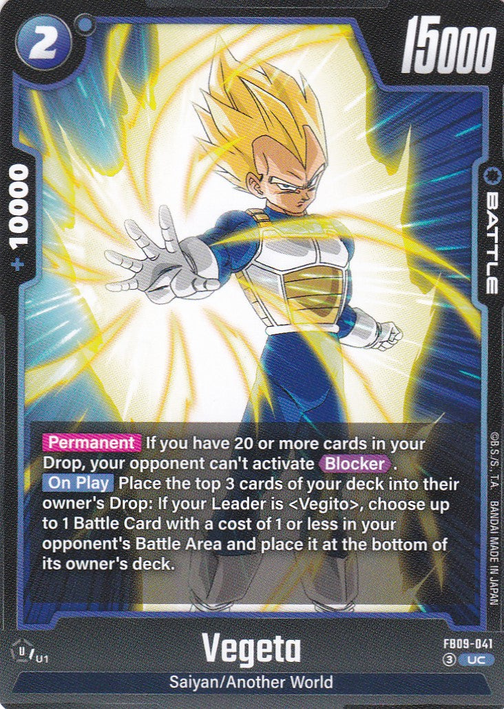 Vegeta - 41 - Uncommon - Englisch - Dual Evolution - Dragon Ball Fusion World
