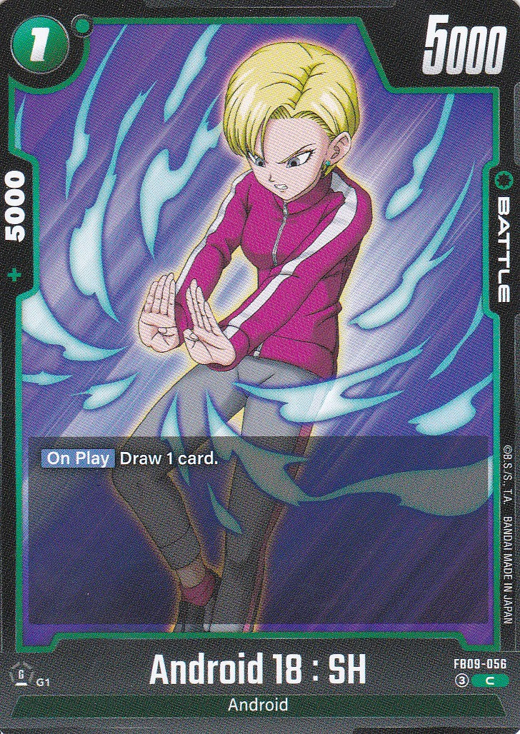 Android 18 : SH - 56 - Alt Art - Englisch - Dual Evolution - Dragon Ball Fusion World