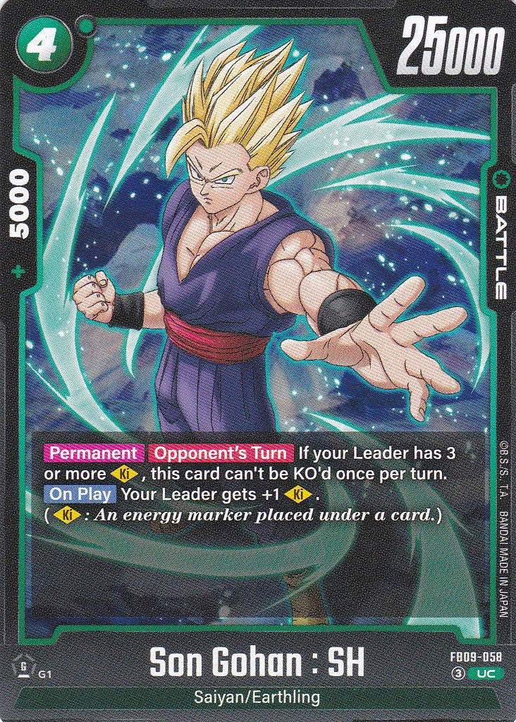 Son Gohan : SH - 58 - Common - Englisch - Dual Evolution - Dragon Ball Fusion World