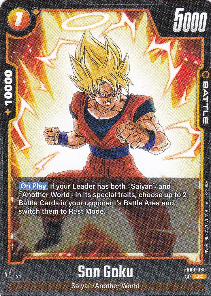 Son Goku - 80 - Uncommon - Englisch - Dual Evolution - Dragon Ball Fusion World