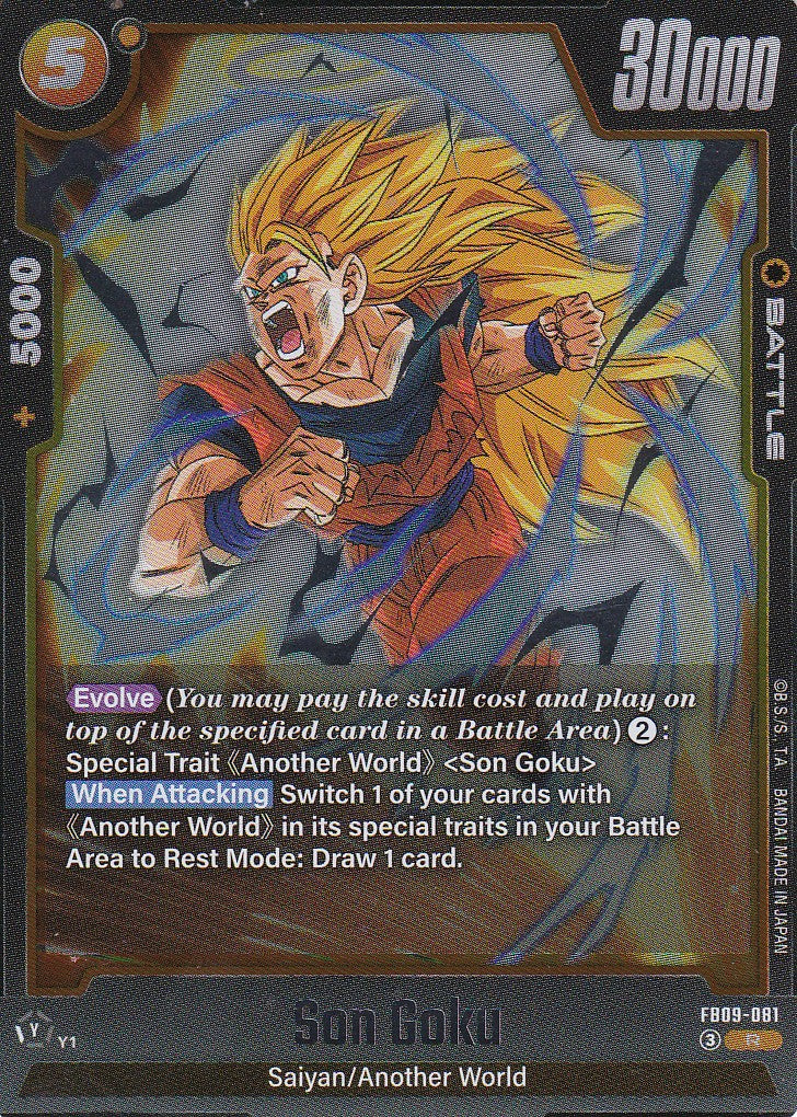 Son Goku - 81 - Rare - Englisch - Dual Evolution - Dragon Ball Fusion World