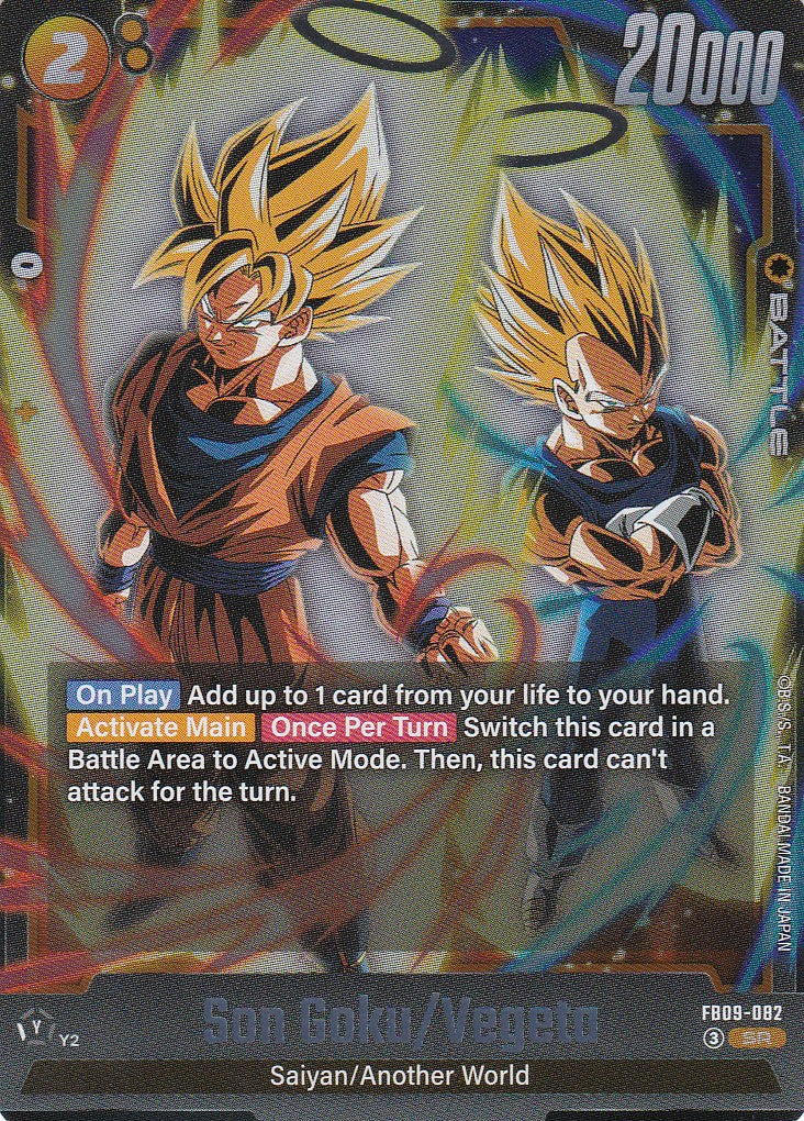 Son Goku/Vegeta - 82 - Super Rare - Englisch - Dual Evolution - Dragon Ball Fusion World