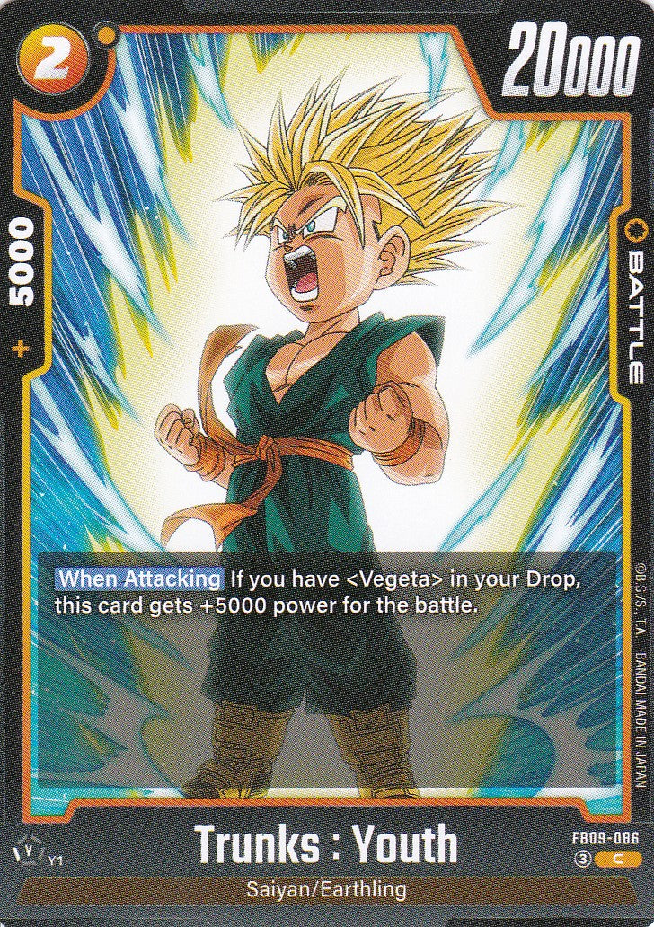 Trunks : Youth - 86 - Common - Englisch - Dual Evolution - Dragon Ball Fusion World