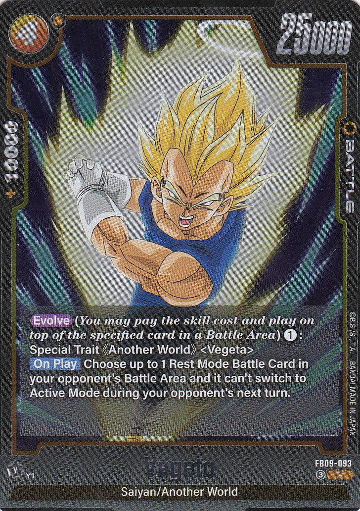 Vegeta - 93 - Rare - Englisch - Dual Evolution - Dragon Ball Fusion World