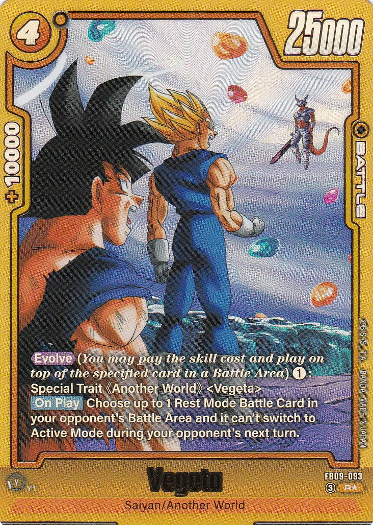 Vegeta - 93 - Alt Art - Englisch - Dual Evolution - Dragon Ball Fusion World