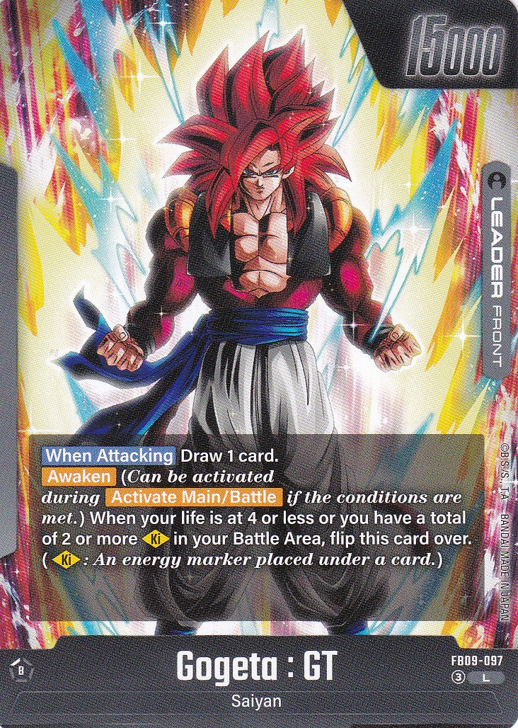 Gogeta : GT // Gogeta : GT - 97 - Leader - Englisch - Dual Evolution - Dragon Ball Fusion World