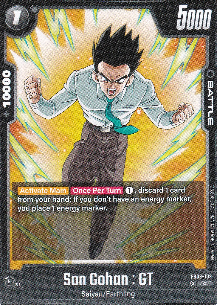 Son Gohan : GT - 103 - Common - Englisch - Dual Evolution - Dragon Ball Fusion World