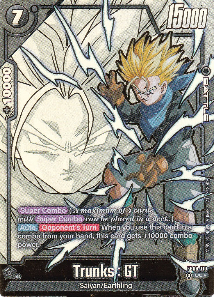 Trunks : GT - 110 - Alt Art - Englisch - Dual Evolution - Dragon Ball Fusion World