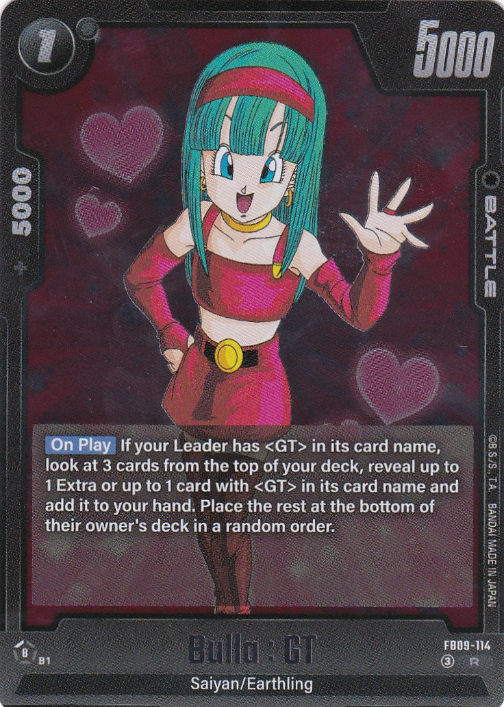 Bulla : GT - 114 - Rare - Englisch - Dual Evolution - Dragon Ball Fusion World