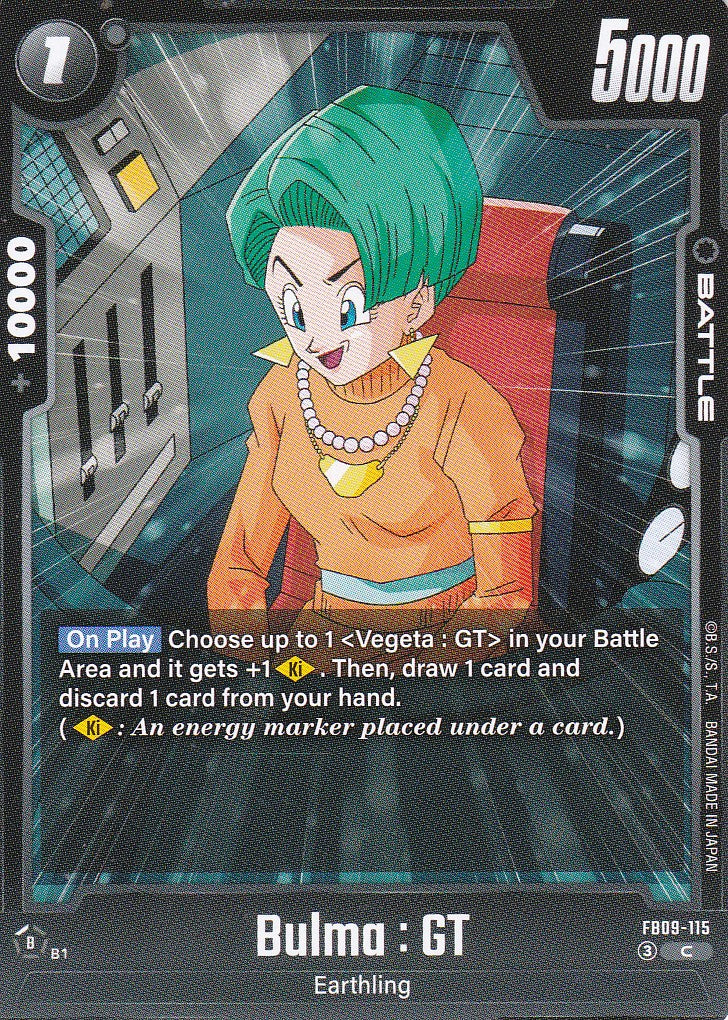 Bulma : GT - 115 - Common - Englisch - Dual Evolution - Dragon Ball Fusion World