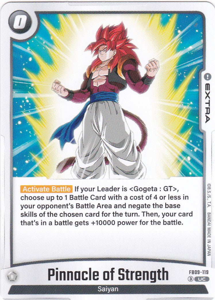 Pinnacle of Strength - 119 - Uncommon - Englisch - Dual Evolution - Dragon Ball Fusion World