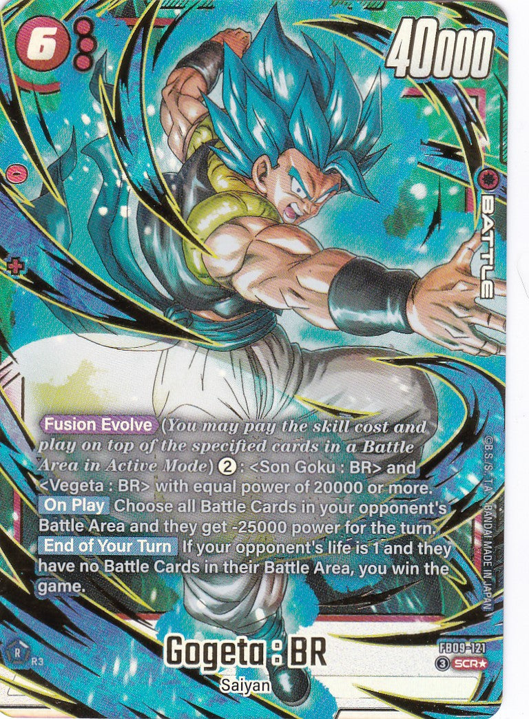Gogeta : BR - 121 - Alt Art - Englisch - Dual Evolution - Dragon Ball Fusion World