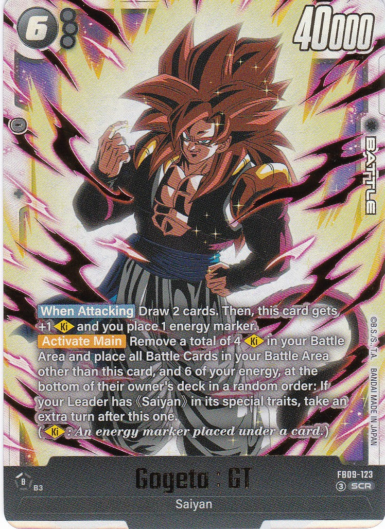 Gogeta : GT - 123 - Secret Rare - Englisch - Dual Evolution - Dragon Ball Fusion World
