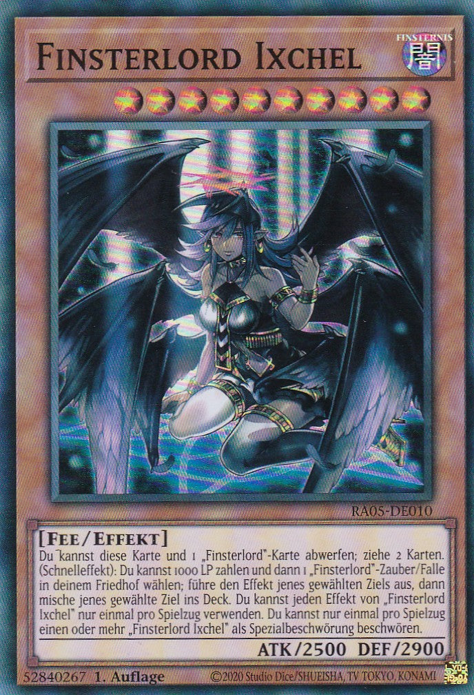 Finsterlord Ixchel - RA05-DE010 - Super Rare - Deutsch - Rarity Collection 5 - Yugioh