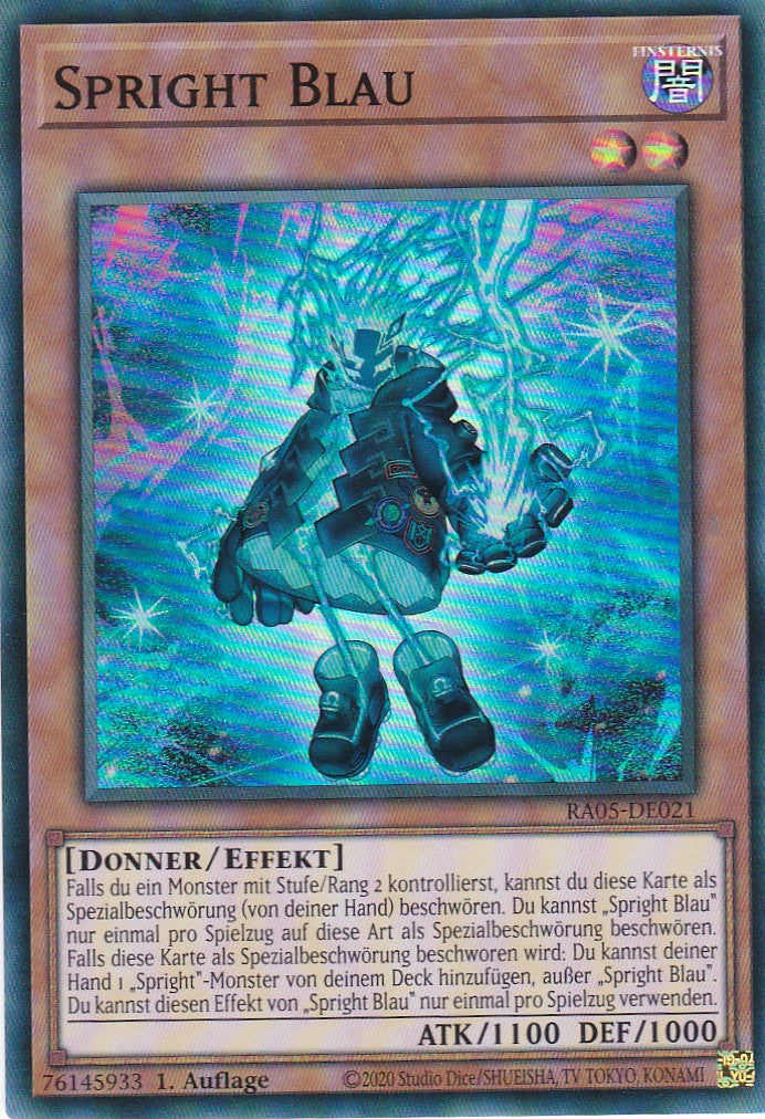 Spright Blau - RA05-DE021 - Super Rare - Deutsch - Rarity Collection 5 - Yugioh