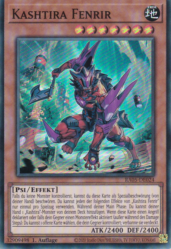 Kashtira Fenrir - RA05-DE024 - Super Rare - Deutsch - Rarity Collection 5 - Yugioh
