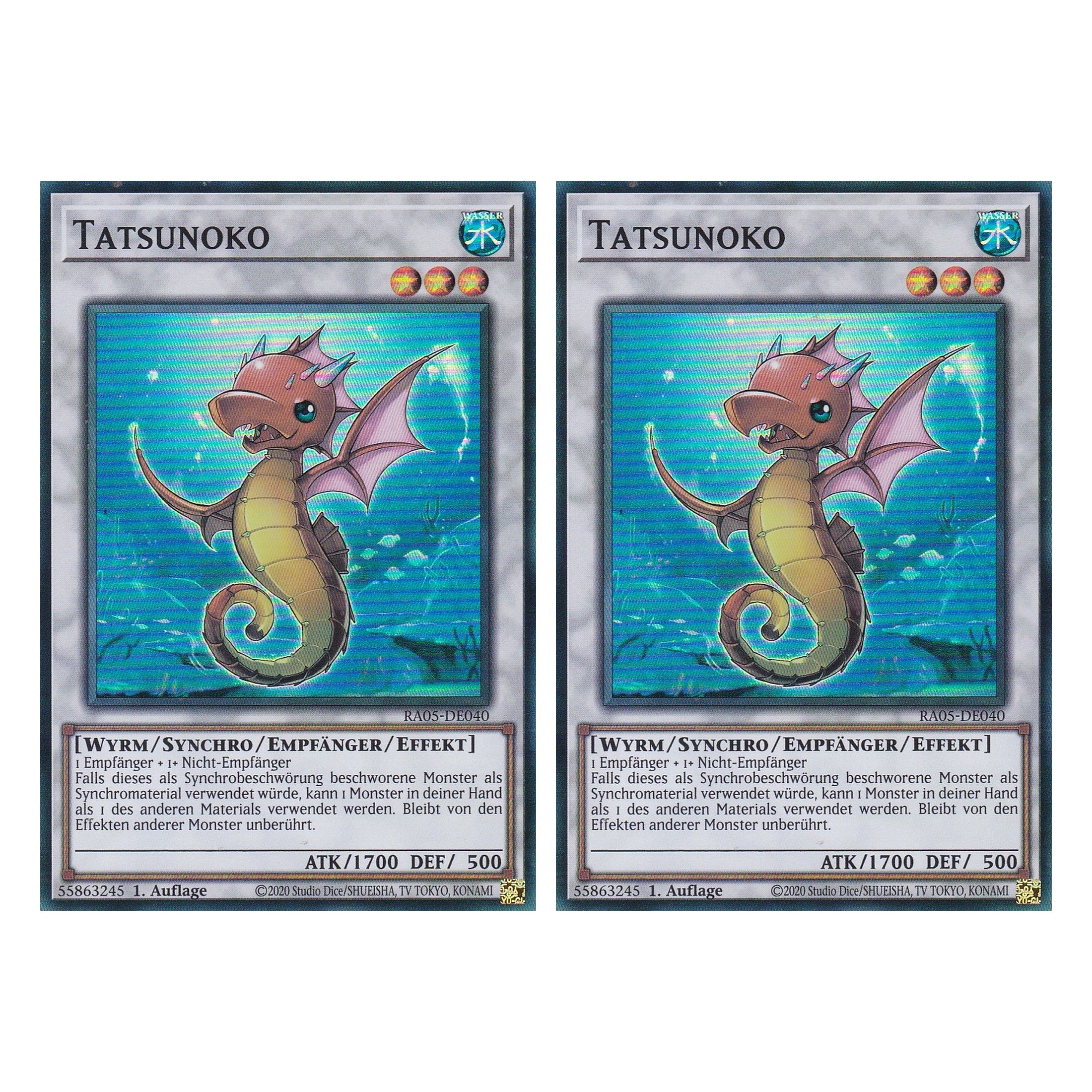 Tatsunoko - RA05-DE040 - Super Rare - Deutsch - Rarity Collection 5 - Yugioh - Duo Set (2 Stück)