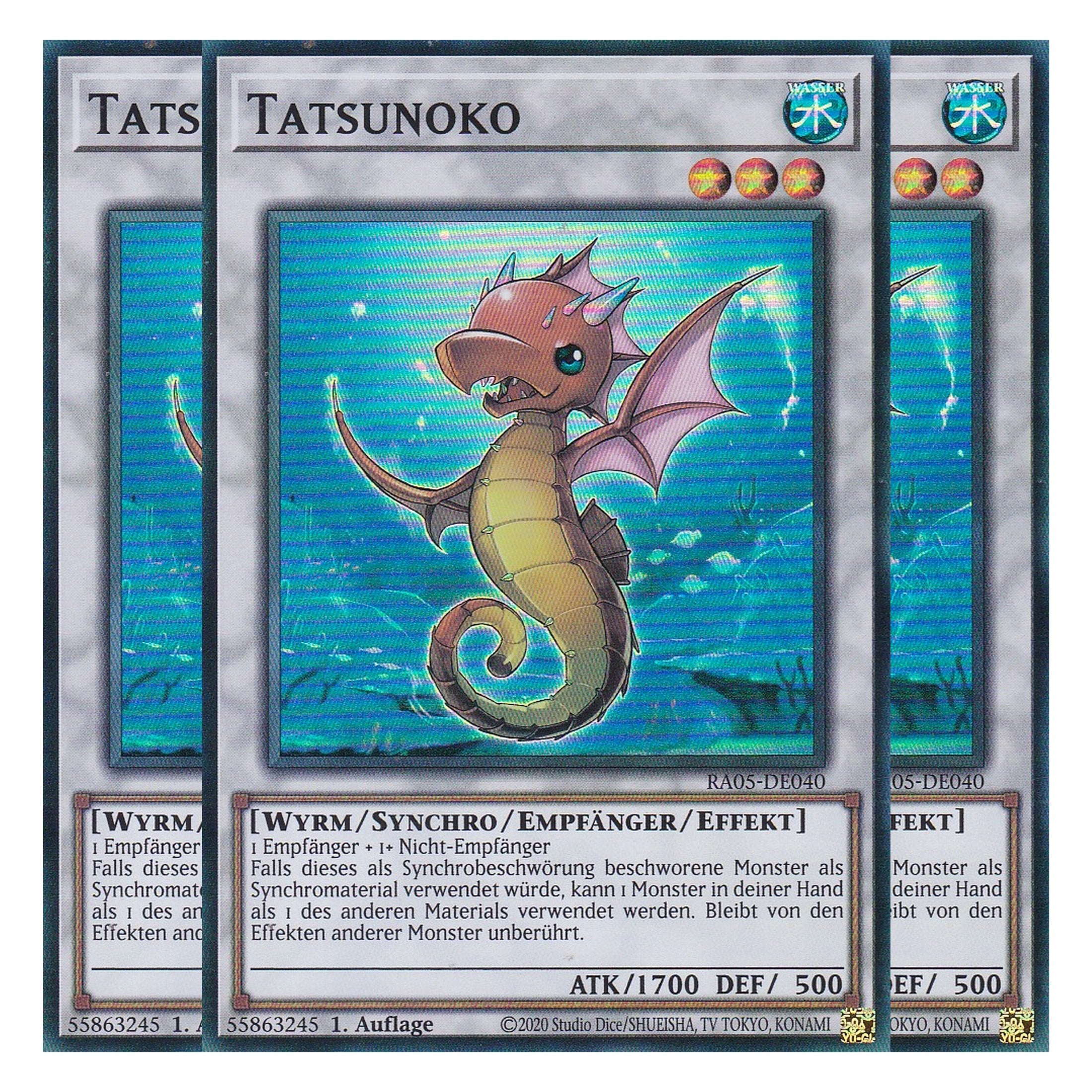 Tatsunoko - RA05-DE040 - Super Rare - Deutsch - Rarity Collection 5 - Yugioh - Playset (3 Kopien)