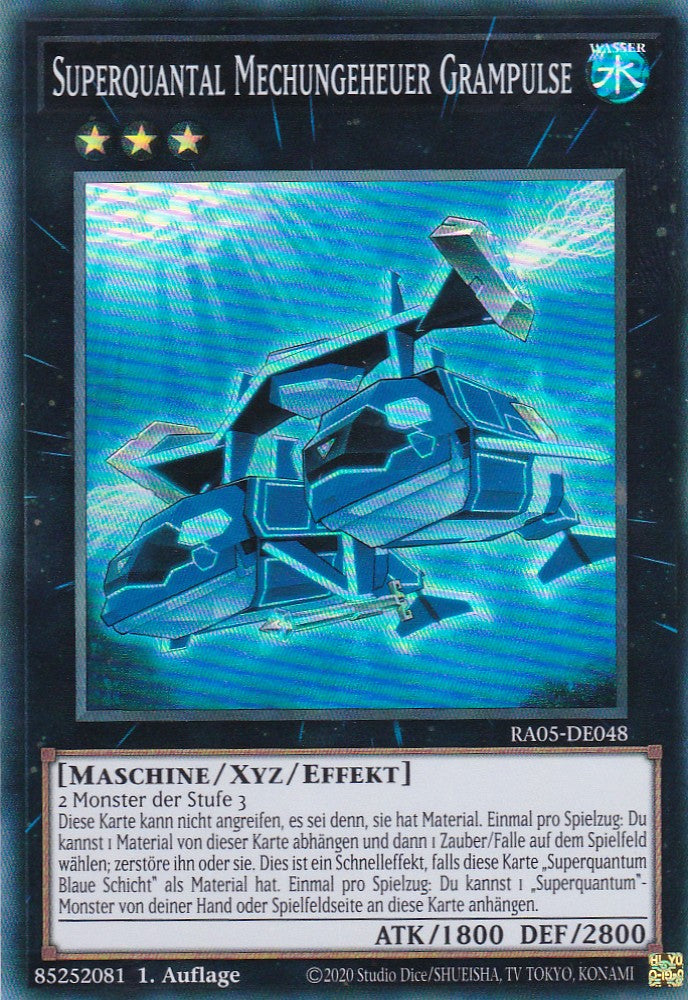 Superquantal Mechungeheuer Grampulse - RA05-DE048 - Super Rare - Deutsch - Rarity Collection 5 - Yugioh