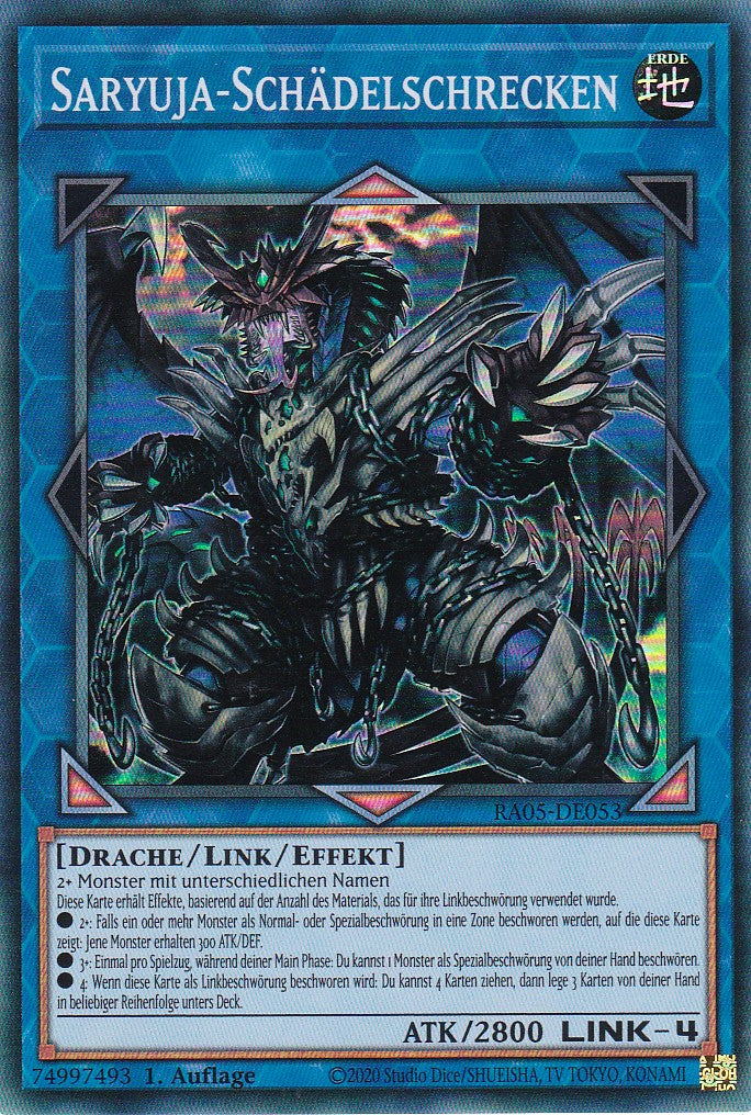 Saryuja-Schädelschrecken - RA05-DE053 - Super Rare - Deutsch - Rarity Collection 5 - Yugioh