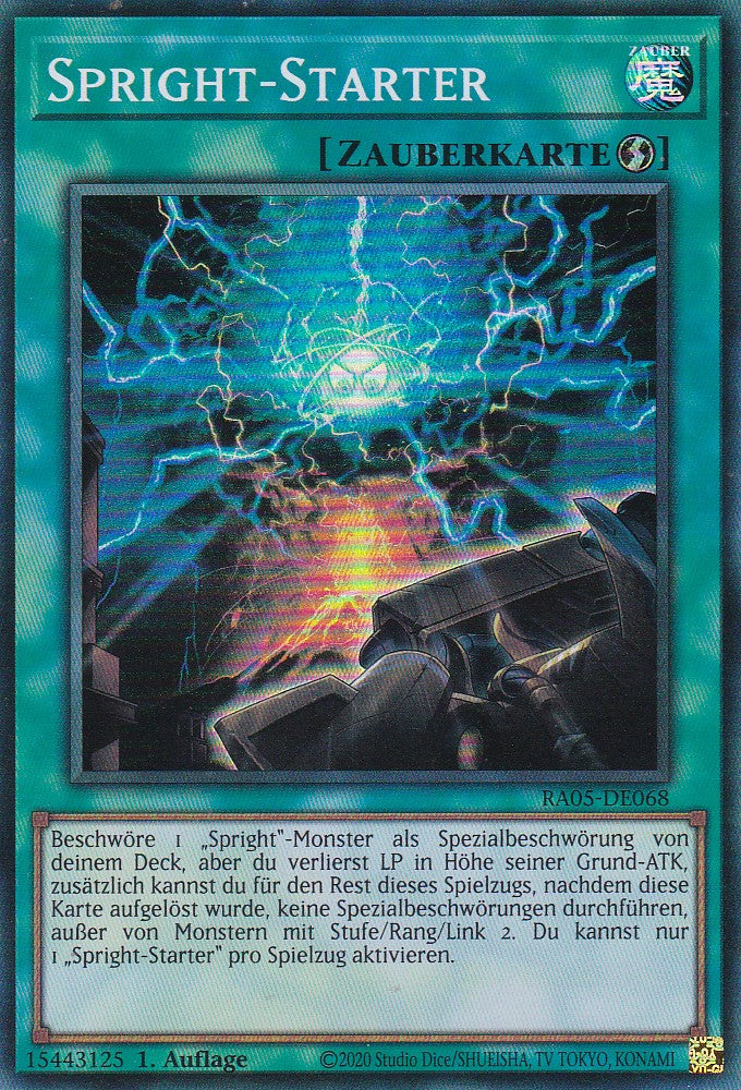 Spright-Starter  - RA05-DE068 - Super Rare - Deutsch - Rarity Collection 5 - Yugioh