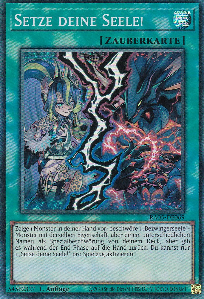 Setze deine Seele! - RA05-DE069 - Super Rare - Deutsch - Rarity Collection 5 - Yugioh