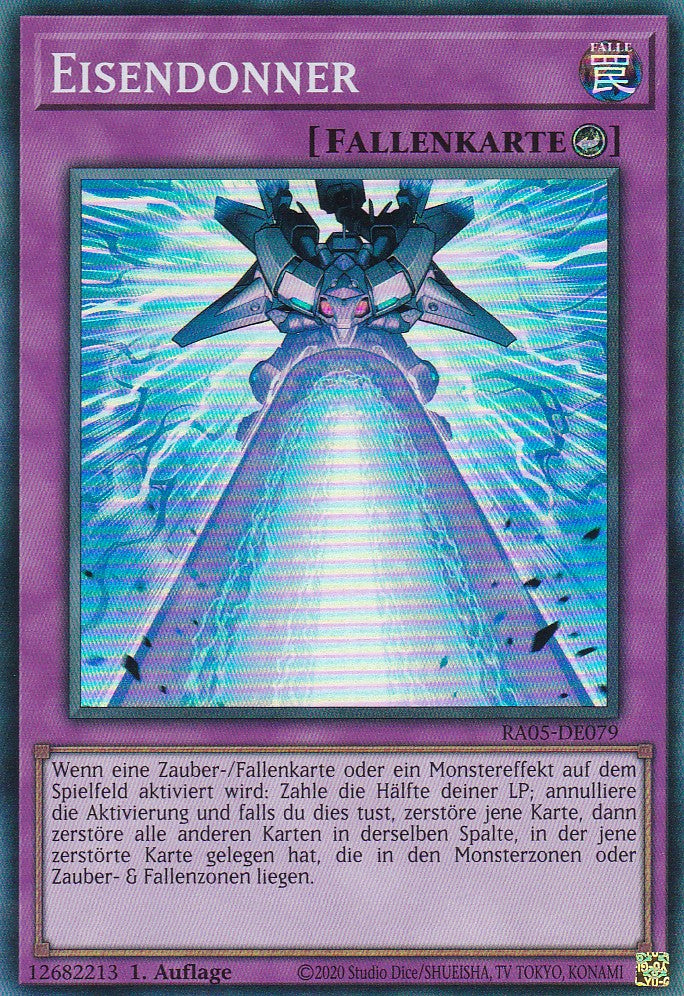 Eisendonner - RA05-DE079 - Super Rare - Deutsch - Rarity Collection 5 - Yugioh