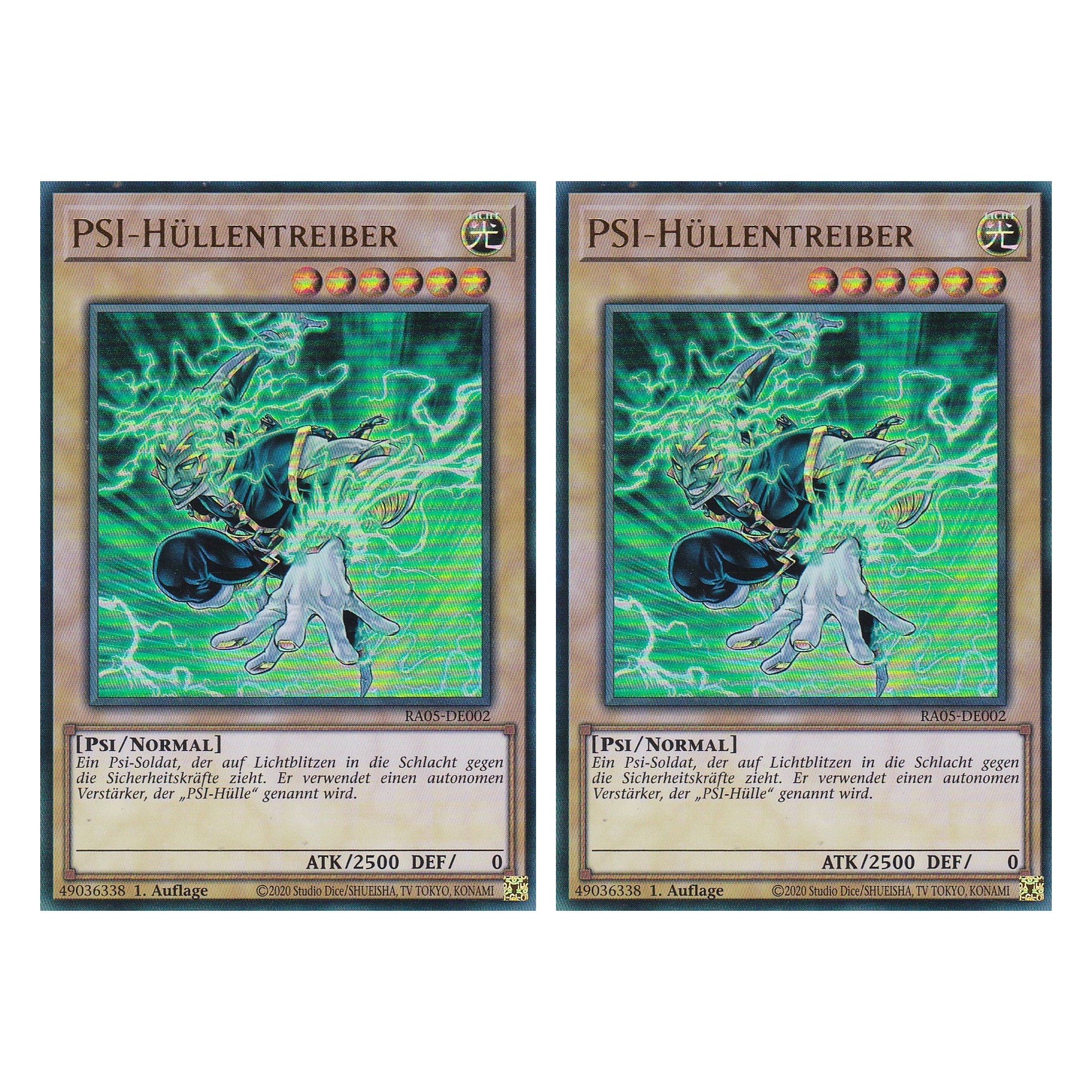 PSI-Hüllentreiber - RA05-DE002 - Ultra Rare - Deutsch - Rarity Collection 5 - Yugioh - Duo Set (2 Stück)