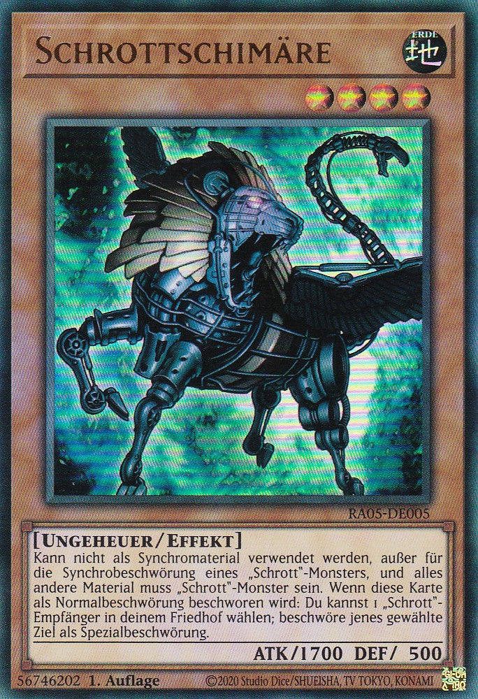 Schrottschimäre - RA05-DE005 - Ultra Rare - Deutsch - Rarity Collection 5 - Yugioh