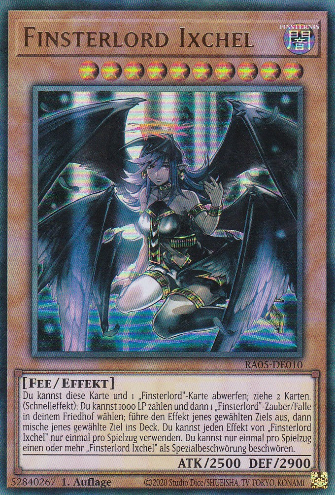Finsterlord Ixchel - RA05-DE010 - Ultra Rare - Deutsch - Rarity Collection 5 - Yugioh