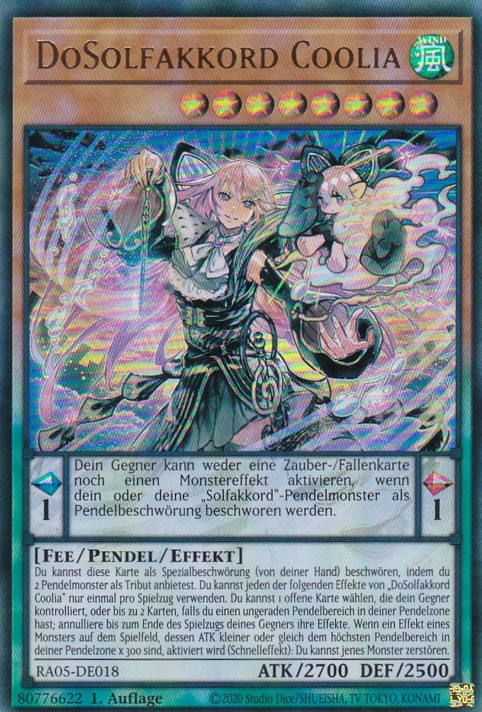 DoSolfakkord Coolia - RA05-DE018 - Ultra Rare - Deutsch - Rarity Collection 5 - Yugioh