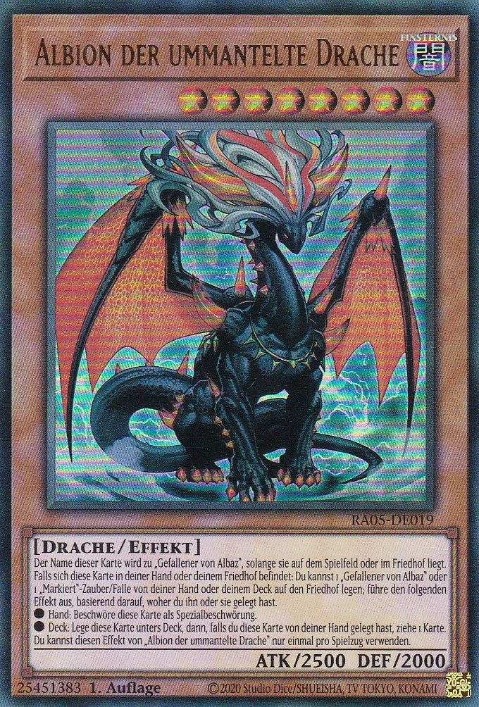 Albion der ummantelte Drache - RA05-DE019 - Ultra Rare - Deutsch - Rarity Collection 5 - Yugioh