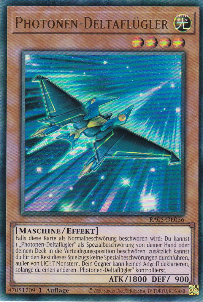 Photonen-Deltaflügler - RA05-DE026 - Ultra Rare - Deutsch - Rarity Collection 5 - Yugioh