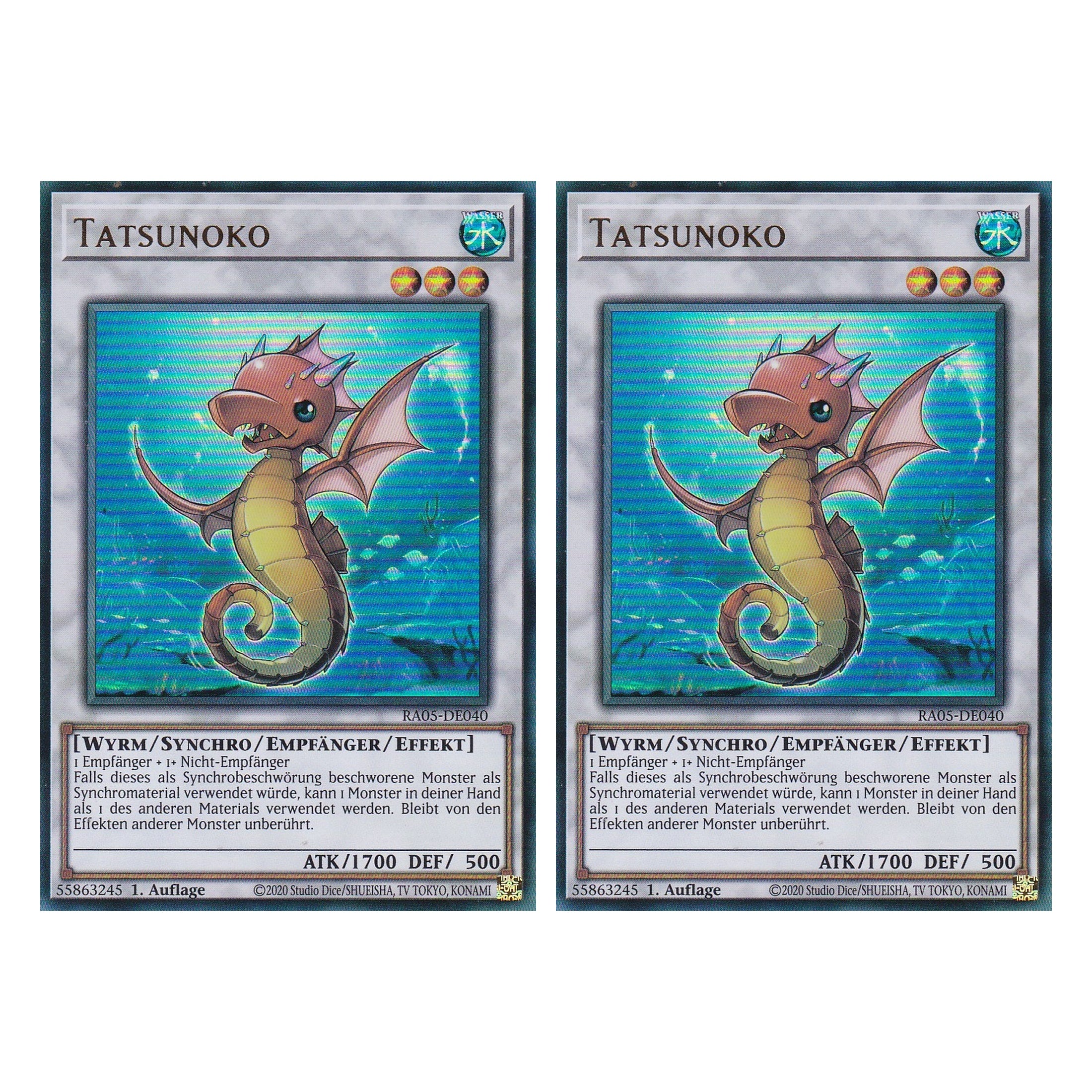 Tatsunoko - RA05-DE040 - Ultra Rare - Deutsch - Rarity Collection 5 - Yugioh - Duo Set (2 Stück)