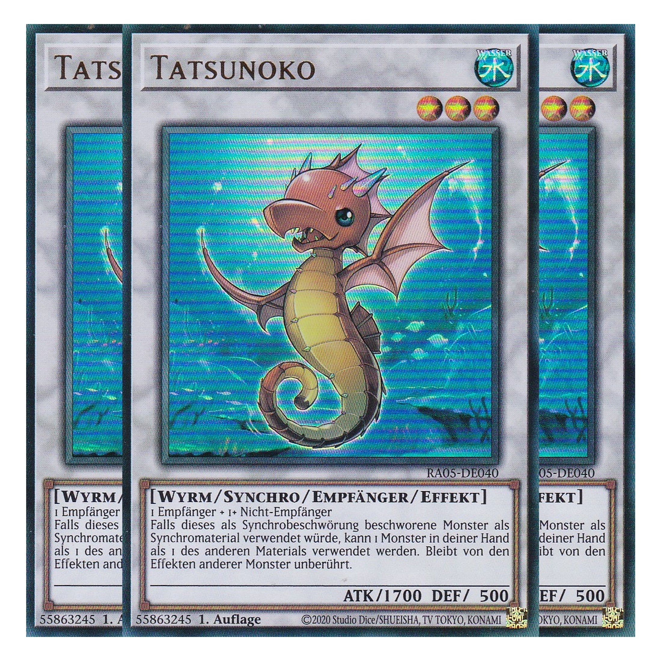 Tatsunoko - RA05-DE040 - Ultra Rare - Deutsch - Rarity Collection 5 - Yugioh - Playset (3 Kopien)