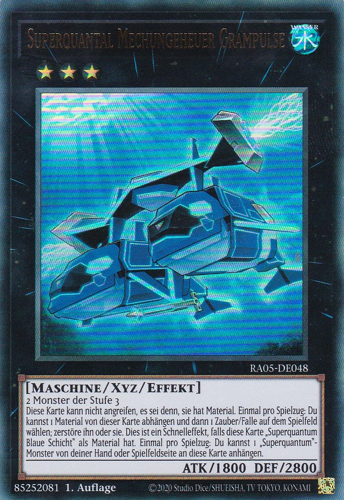Superquantal Mechungeheuer Grampulse - RA05-DE048 - Ultra Rare - Deutsch - Rarity Collection 5 - Yugioh