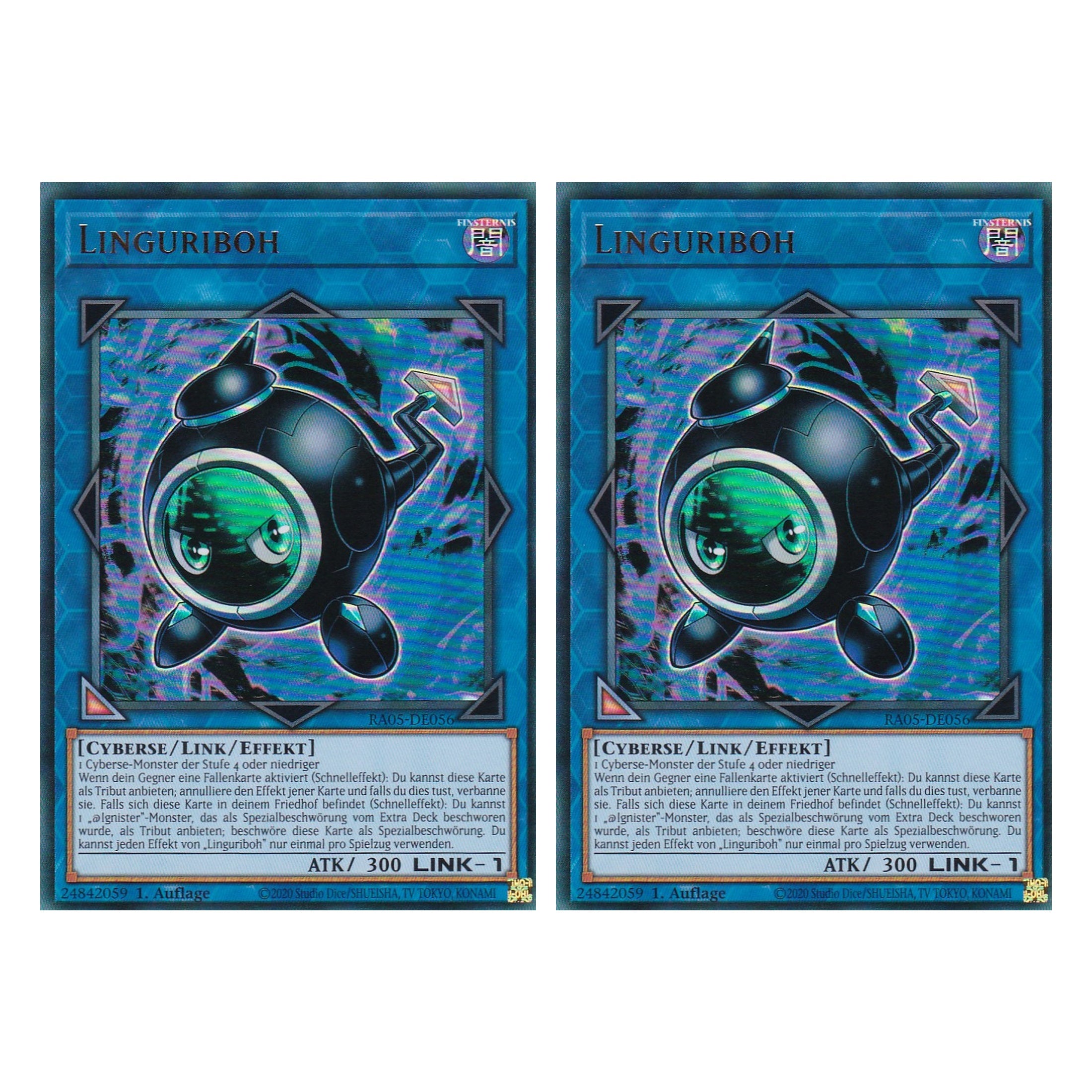 Linguriboh - RA05-DE056 - Ultra Rare - Deutsch - Rarity Collection 5 - Yugioh - Duo Set (2 Stück)