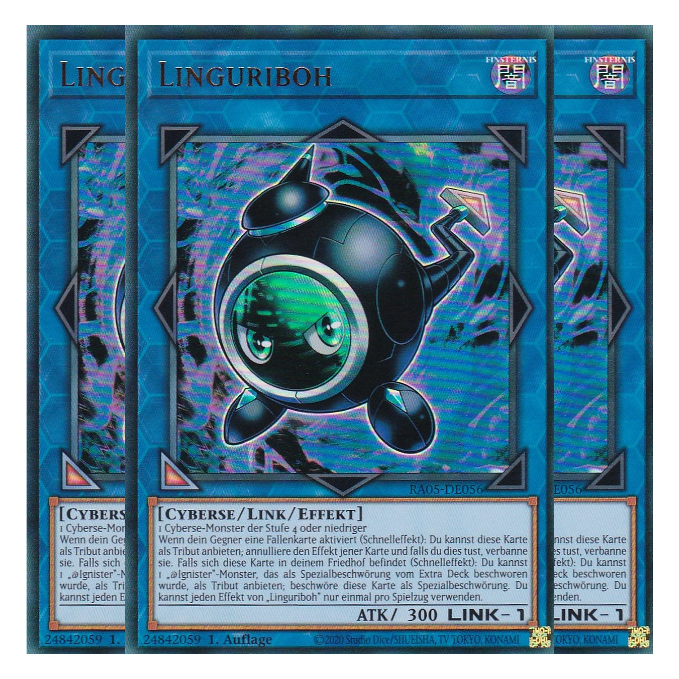 Linguriboh - RA05-DE056 - Ultra Rare - Deutsch - Rarity Collection 5 - Yugioh - Playset (3 Kopien)