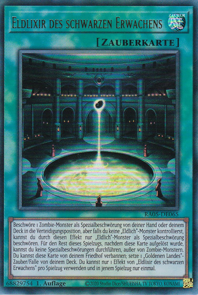 Eldlixir des schwarzen Erwachens - RA05-DE065 - Ultra Rare - Deutsch - Rarity Collection 5 - Yugioh