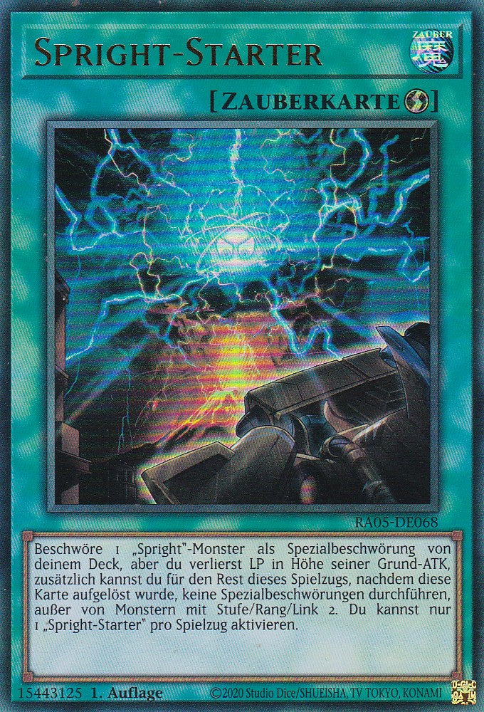 Spright-Starter  - RA05-DE068 - Ultra Rare - Deutsch - Rarity Collection 5 - Yugioh