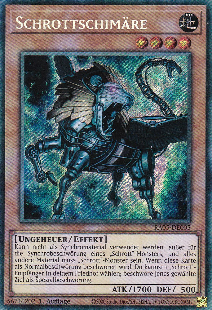 Schrottschimäre - RA05-DE005 - Secret Rare - Deutsch - Rarity Collection 5 - Yugioh