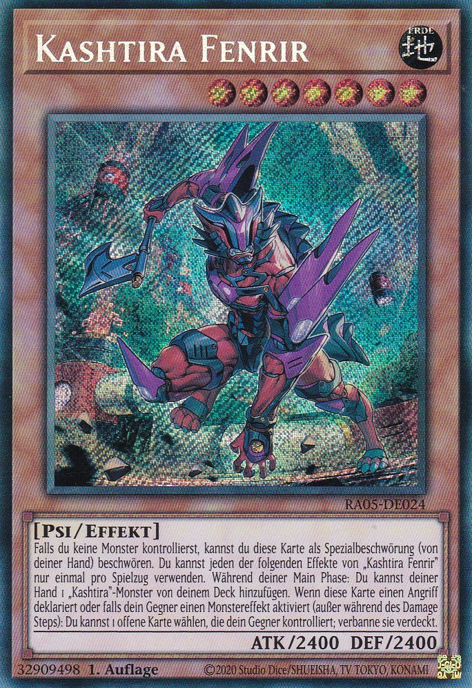 Kashtira Fenrir - RA05-DE024 - Secret Rare - Deutsch - Rarity Collection 5 - Yugioh