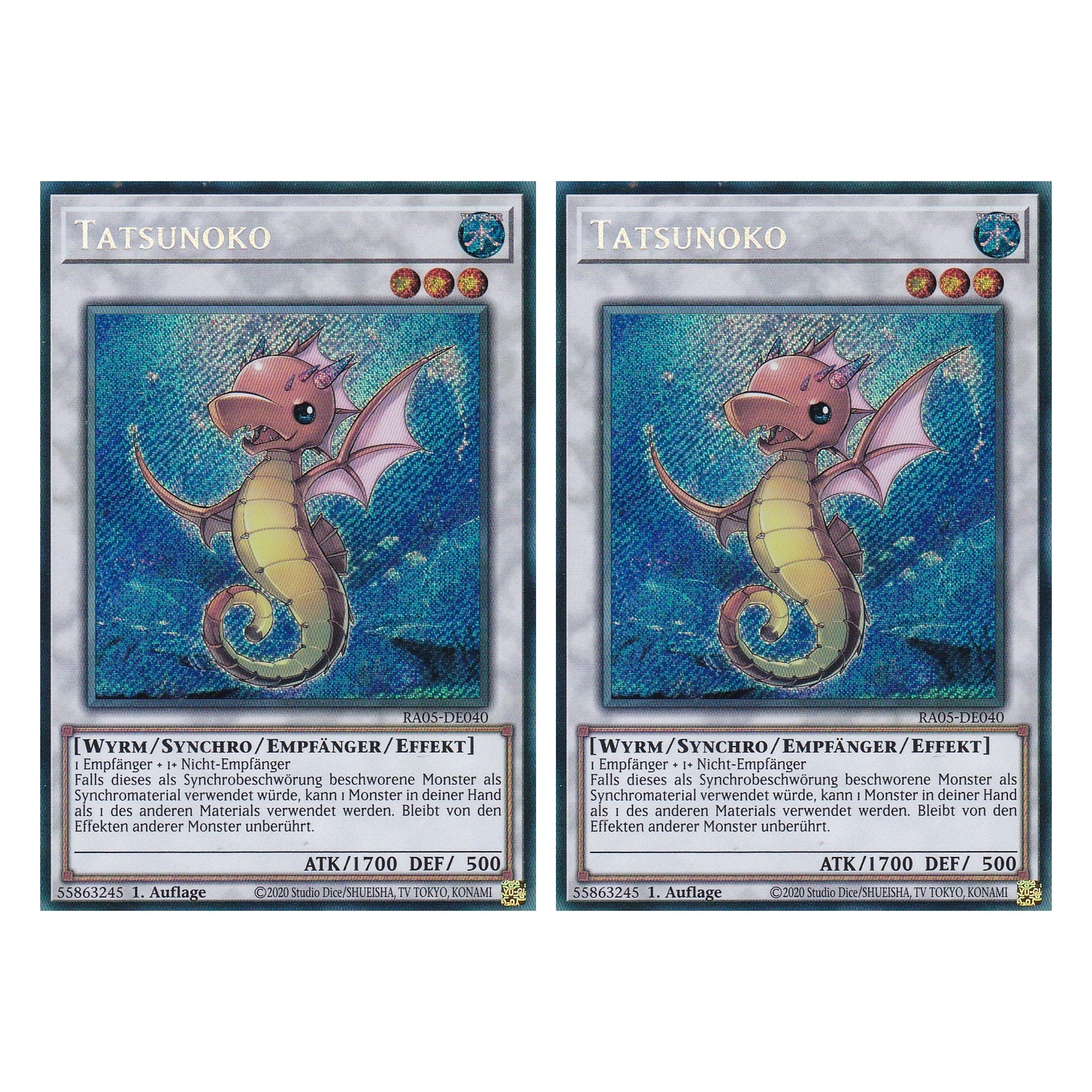 Tatsunoko - RA05-DE040 - Secret Rare - Deutsch - Rarity Collection 5 - Yugioh - Duo Set (2 Stück)
