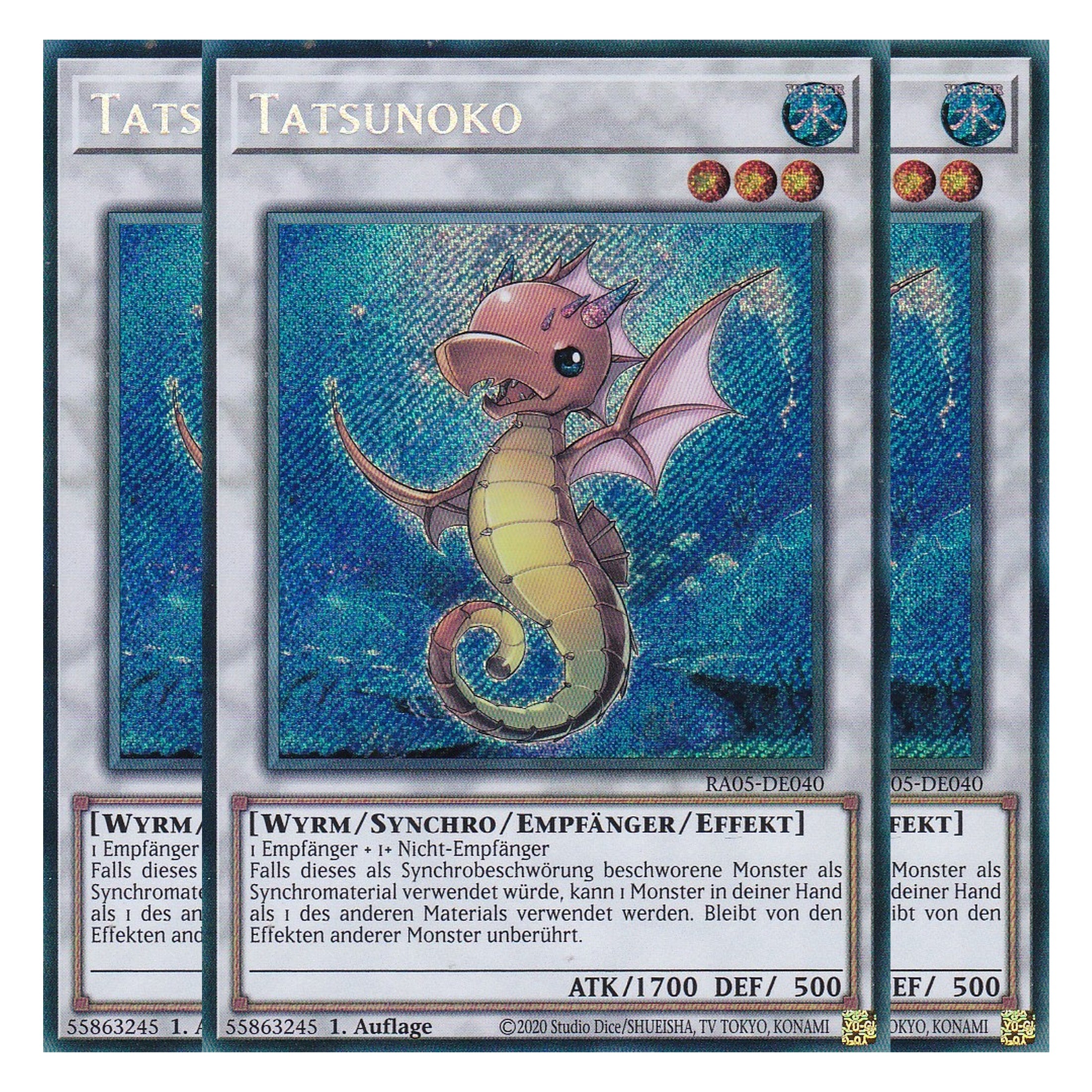 Tatsunoko - RA05-DE040 - Secret Rare - Deutsch - Rarity Collection 5 - Yugioh - Playset (3 Kopien)