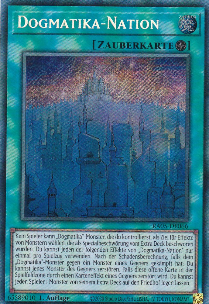 Dogmatika-Nation - RA05-DE066 - Secret Rare - Deutsch - Rarity Collection 5 - Yugioh