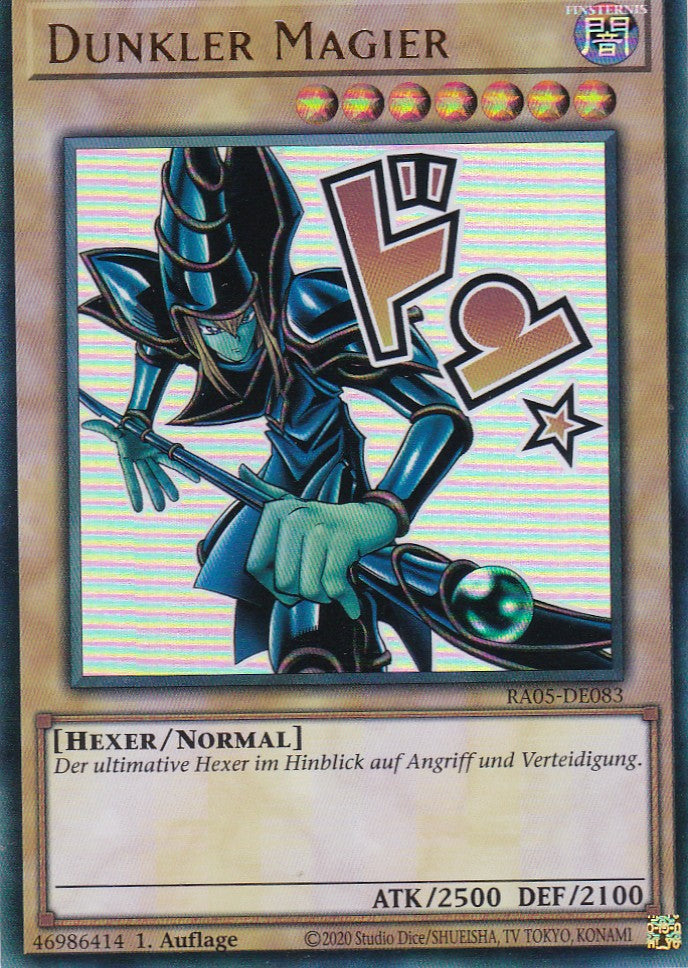 Dunkler Magier - RA05-DE083 - Ultra Rare - Deutsch - Rarity Collection 5 - Yugioh