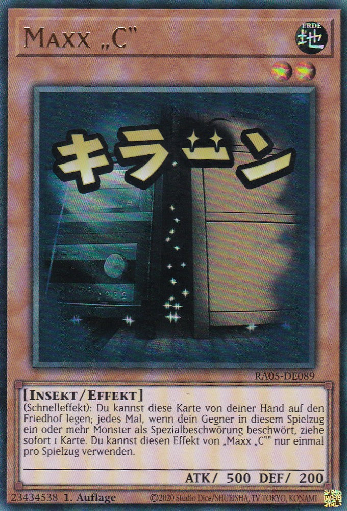 Maxx „C“ - RA05-DE089 - Ultra Rare - Deutsch - Rarity Collection 5 - Yugioh
