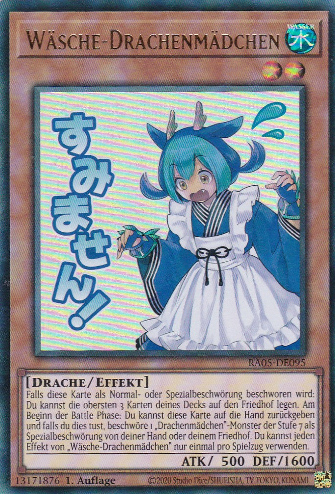 Wäsche-Drachenmädchen - RA05-DE095 - Ultra Rare - Deutsch - Rarity Collection 5 - Yugioh