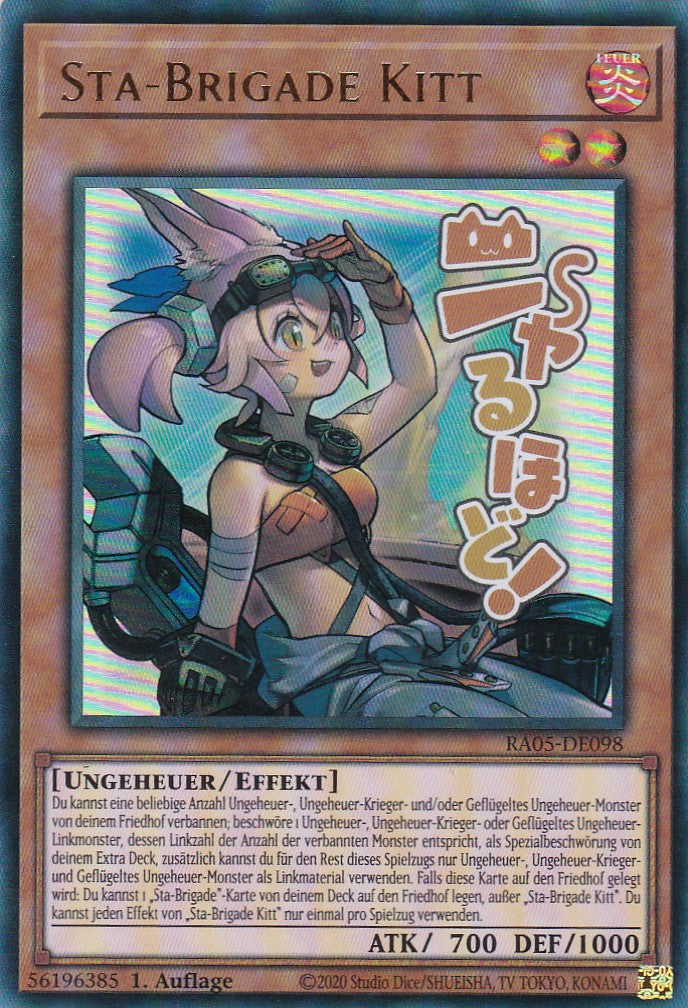 Sta-Brigade Kitt - RA05-DE098 - Ultra Rare - Deutsch - Rarity Collection 5 - Yugioh