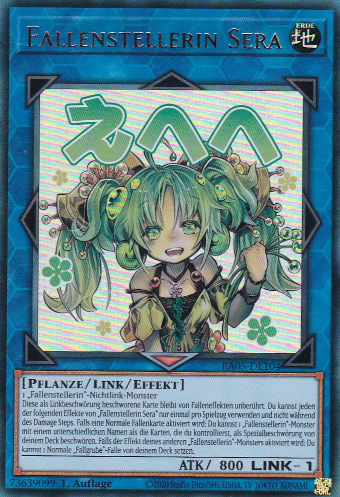 Fallenstellerin Sera - RA05-DE104 - Ultra Rare - Deutsch - Rarity Collection 5 - Yugioh